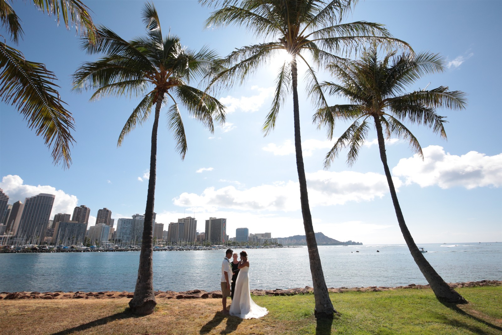 Ala Moana Beach Park Wedding - Gay