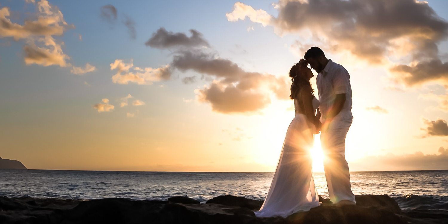 Wedding with Sunset